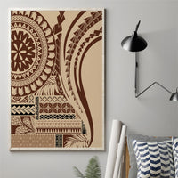 Samoa Siapo Arty Canvas Wall Art Brown Style LT9 - Wonder Print Shop