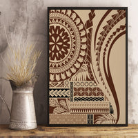 Samoa Siapo Arty Canvas Wall Art Brown Style LT9 - Wonder Print Shop