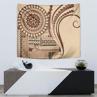 Samoa Siapo Arty Tapestry Brown Style - Wonder Print Shop