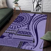 Samoa Siapo Arty Area Rug Purple Style LT9 - Wonder Print Shop