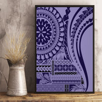 Samoa Siapo Arty Canvas Wall Art Purple Style LT9 - Wonder Print Shop