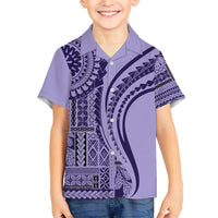 Samoa Siapo Arty Hawaiian Shirt Purple Style - Wonder Print Shop