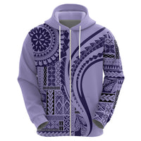 Samoa Siapo Arty Hoodie Purple Style - Wonder Print Shop