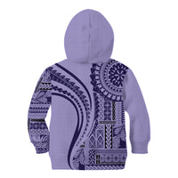 Samoa Siapo Arty Kid Hoodie Purple Style - Wonder Print Shop