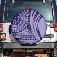 Samoa Siapo Arty Spare Tire Cover Purple Style - Wonder Print Shop