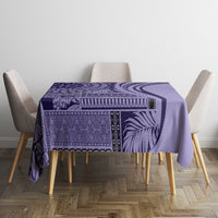 Samoa Siapo Arty Tablecloth Purple Style - Wonder Print Shop