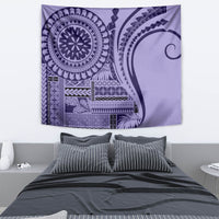 Samoa Siapo Arty Tapestry Purple Style - Wonder Print Shop