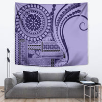 Samoa Siapo Arty Tapestry Purple Style - Wonder Print Shop