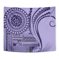 Samoa Siapo Arty Tapestry Purple Style - Wonder Print Shop