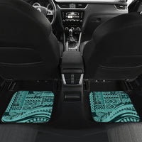 Samoa Siapo Arty Car Mats Turquoise Style LT9 - Wonder Print Shop