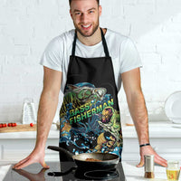 Bass Fishing Fisherman Apron Big Mouth Boat - Wonder Print Shop