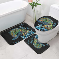 Bass Fishing Fisherman Bathroom Set Big Mouth Boat - Wonder Print Shop