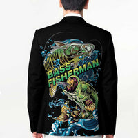 Bass Fishing Fisherman Blazer Big Mouth Boat - Wonder Print Shop