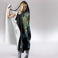 Bass Fishing Fisherman Hooded Blanket Big Mouth Boat - Wonder Print Shop