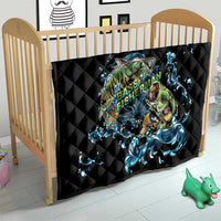 Bass Fishing Fisherman Quilt Big Mouth Boat - Wonder Print Shop