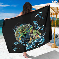 Bass Fishing Fisherman Sarong Big Mouth Boat - Wonder Print Shop