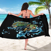 Bass Fishing Fisherman Sarong Big Mouth Boat - Wonder Print Shop