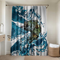 Bass Fishing Fisherman Bathroom Set Fish Sport Largemouth - Wonder Print Shop