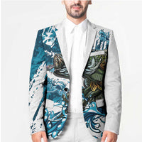 Bass Fishing Fisherman Blazer Fish Sport Largemouth - Wonder Print Shop