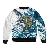 Bass Fishing Fisherman Bomber Jacket Fish Sport Largemouth - Wonder Print Shop
