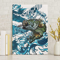 Bass Fishing Fisherman Canvas Wall Art Fish Sport Largemouth - Wonder Print Shop