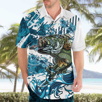Bass Fishing Fisherman Hawaiian Shirt Fish Sport Largemouth - Wonder Print Shop
