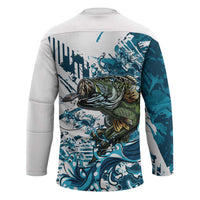 Bass Fishing Fisherman Hockey Jersey Fish Sport Largemouth - Wonder Print Shop