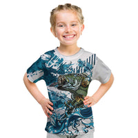 Bass Fishing Fisherman Kid T Shirt Fish Sport Largemouth - Wonder Print Shop