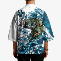 Bass Fishing Fisherman Kimono Fish Sport Largemouth - Wonder Print Shop