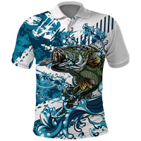 Bass Fishing Fisherman Polo Shirt Fish Sport Largemouth - Wonder Print Shop