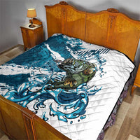 Bass Fishing Fisherman Quilt Fish Sport Largemouth - Wonder Print Shop
