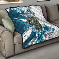 Bass Fishing Fisherman Quilt Fish Sport Largemouth - Wonder Print Shop