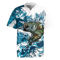 Bass Fishing Fisherman Rugby Jersey Fish Sport Largemouth - Wonder Print Shop
