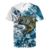 Bass Fishing Fisherman Rugby Jersey Fish Sport Largemouth - Wonder Print Shop