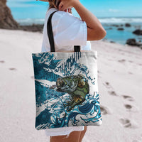 Bass Fishing Fisherman Tote Bag Fish Sport Largemouth - Wonder Print Shop