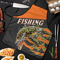 Bass Fishing Fisherman Apron Camouflag Pattern - Wonder Print Shop