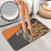 Bass Fishing Fisherman Bathroom Set Camouflag Pattern - Wonder Print Shop