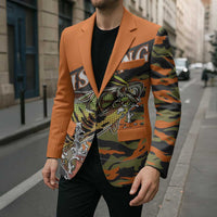 Bass Fishing Fisherman Blazer Camouflag Pattern - Wonder Print Shop