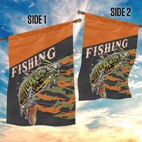 Bass Fishing Fisherman Garden Flag Camouflag Pattern - Wonder Print Shop