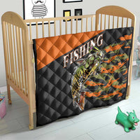 Bass Fishing Fisherman Quilt Camouflag Pattern - Wonder Print Shop