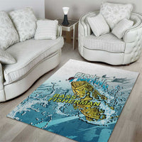 Bass Fishing Vintage Area Rug - Wonder Print Shop