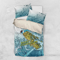 Bass Fishing Vintage Bedding Set - Wonder Print Shop