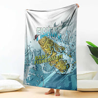 Bass Fishing Vintage Blanket - Wonder Print Shop