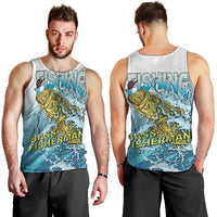 Bass Fishing Vintage Men Tank Top - Wonder Print Shop