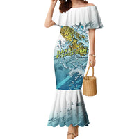 Bass Fishing Vintage Mermaid Dress - Wonder Print Shop
