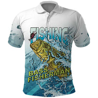 Bass Fishing Vintage Polo Shirt - Wonder Print Shop