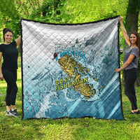 Bass Fishing Vintage Quilt - Wonder Print Shop