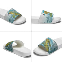 Bass Fishing Vintage Slide Sandals - Wonder Print Shop
