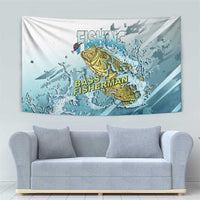 Bass Fishing Vintage Tapestry - Wonder Print Shop