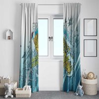 Bass Fishing Vintage Window Curtain - Wonder Print Shop